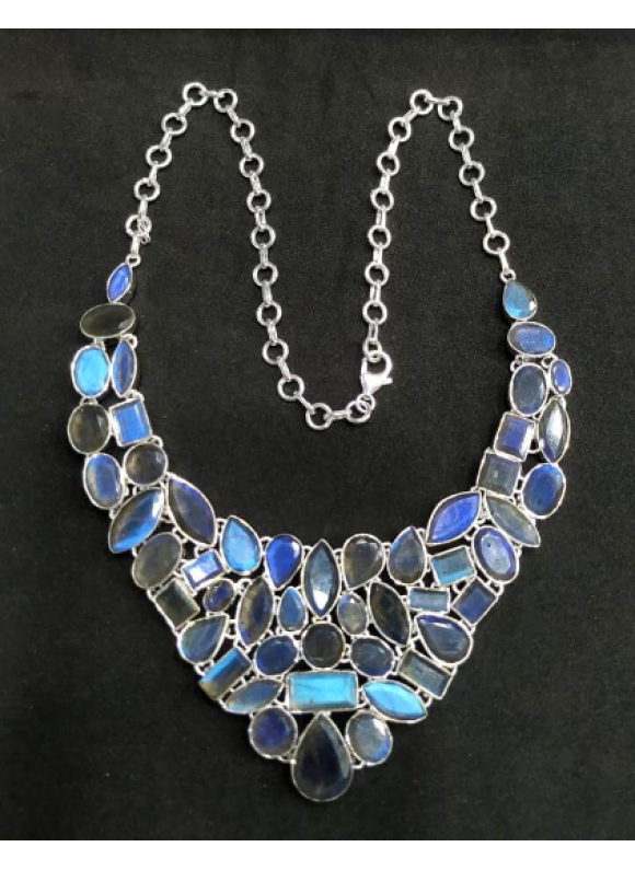 925 sterling silver Labradorite Necklace