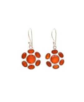 925 Sterling silver Carnelian Earrings