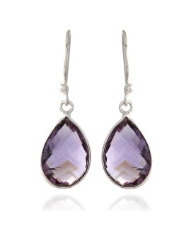 925 Sterling silver Amethyst Earrings