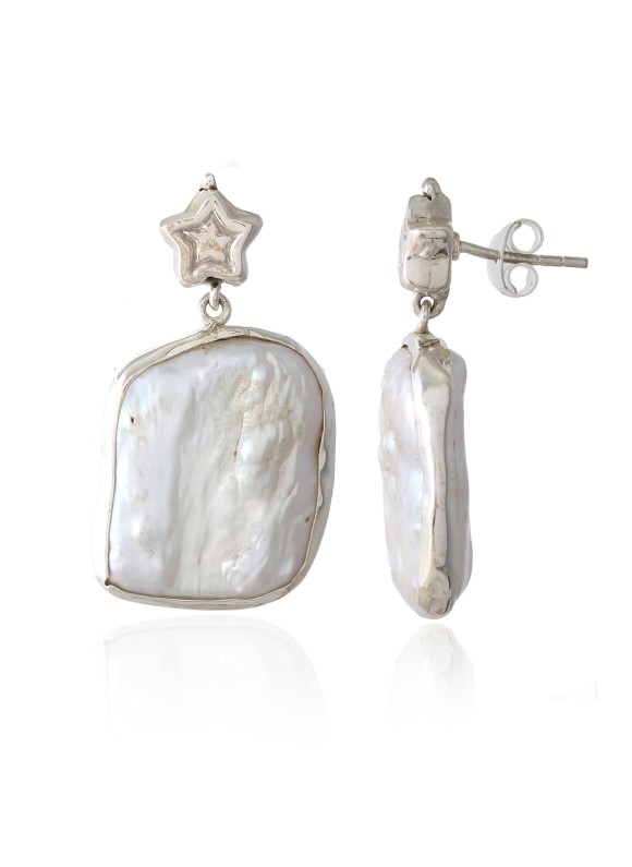 925 Sterling silver Pearl Earrings