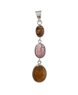 925 Sterling silver Tourmaline Pendant