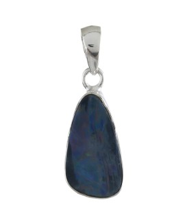 925 Sterling silver Cabochon Opal Pendant