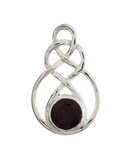 925 Sterling silver Ruby Pendant