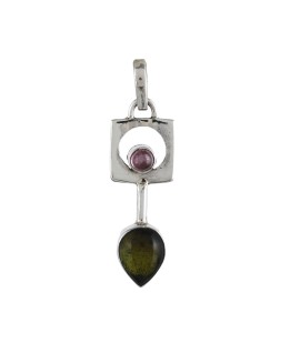 925 Sterling silver Tourmaline Pendant