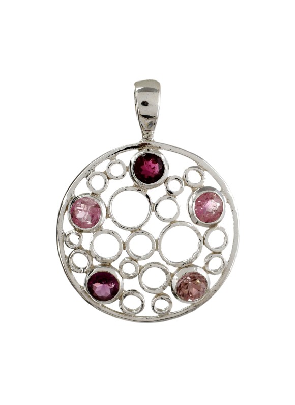 925 Sterling silver Tourmaline Pendant
