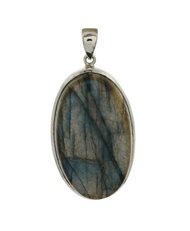 925 Sterling silver Cabochon Labradorite Pendant