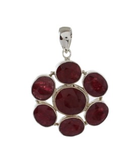 925 Sterling silver Ruby Pendant
