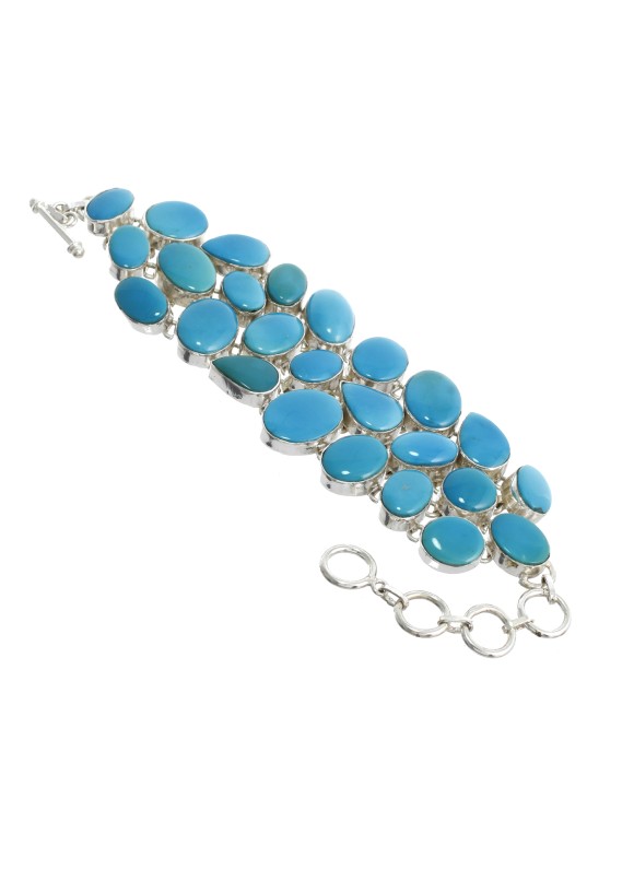 925 Sterling silver Bracelet with Arizona Turquoise 