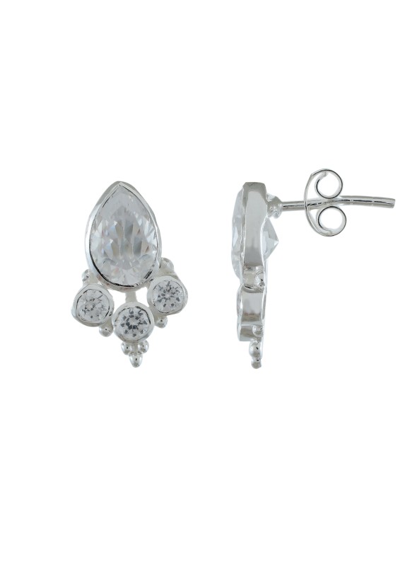 925 Sterling silver CZ Earrings