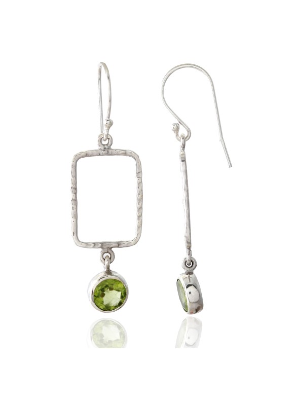 925 Sterling silver Earrings with Peridot