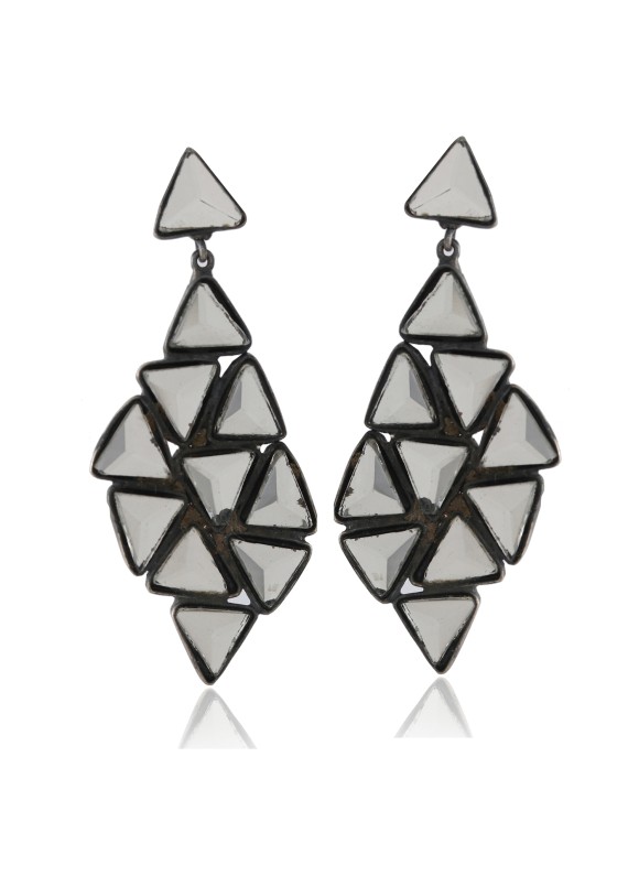 925 Sterling silver Kundan Earrings