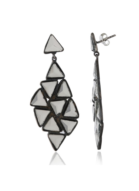 925 Sterling silver Kundan Earrings