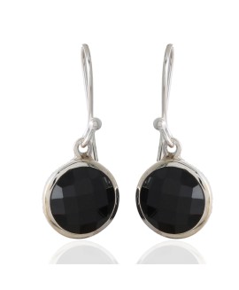925 Sterling silver Earrings with Black onyx