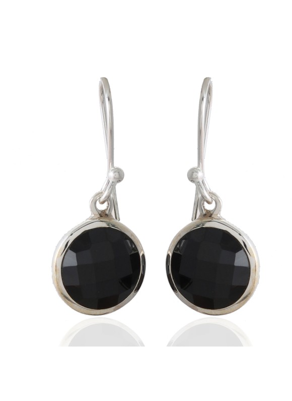 925 Sterling silver Earrings with Black onyx