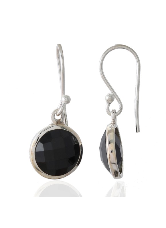 925 Sterling silver Earrings with Black onyx