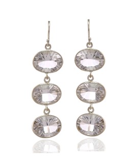 925 Sterling silver Crystal Earrings
