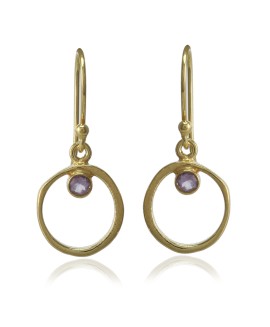 925 Sterling silver Amethyst Earrings