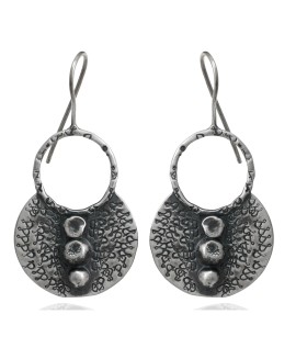 925 Sterling silver Earrings with Black Rhodium