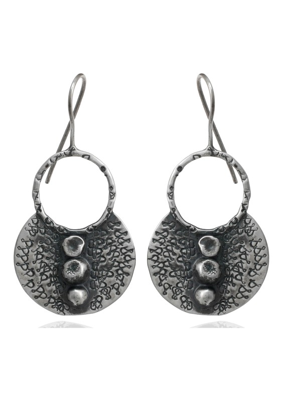 925 Sterling silver Earrings with Black Rhodium