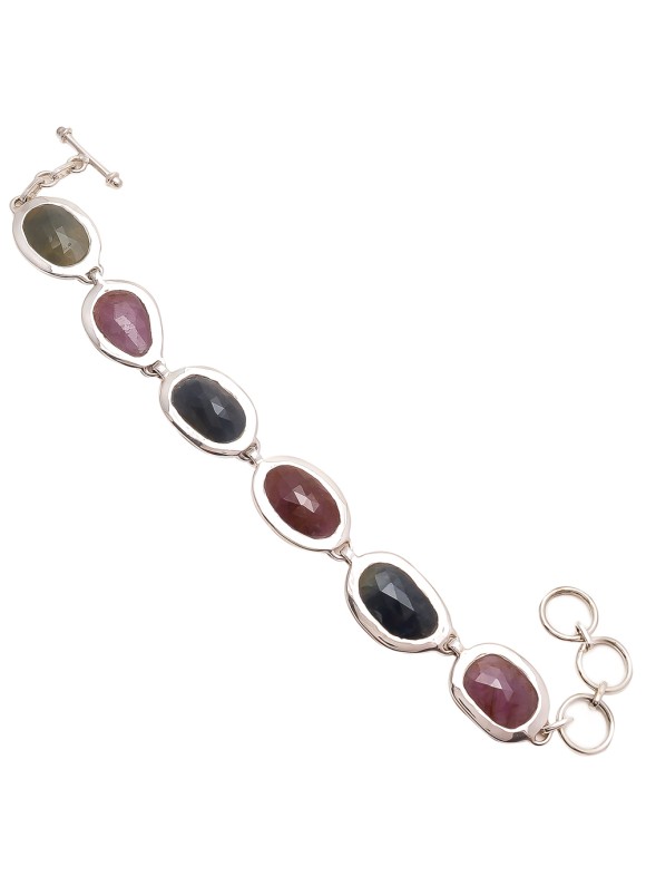 925 Sterling silver Bracelet with Wonder Sapphire