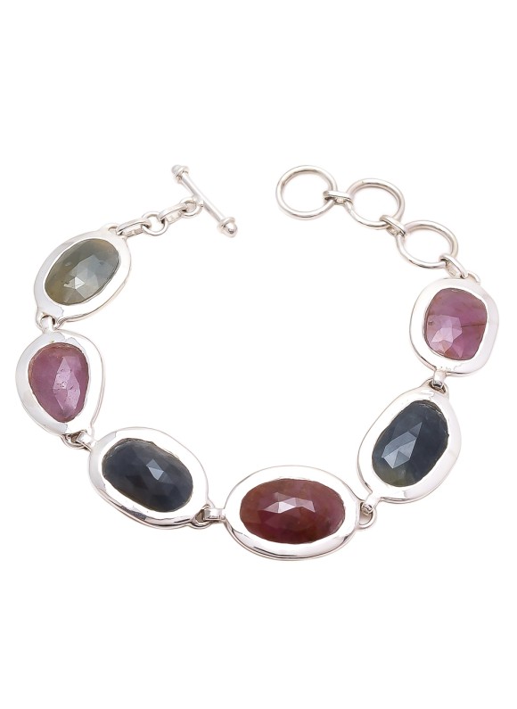 925 Sterling silver Bracelet with Wonder Sapphire