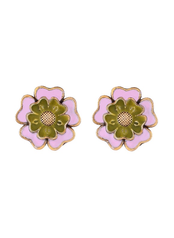 925 Sterling silver Enamel Earrings