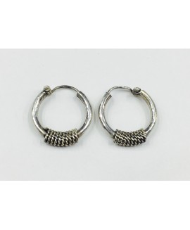 925 Sterling silver Black Rhodium Earrings