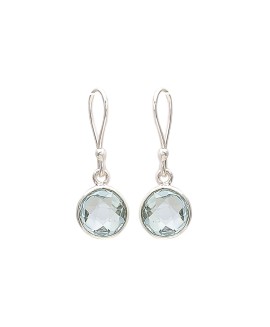 925 Sterling silver Blue Topaz Earrings