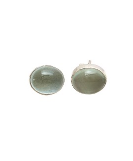 925 Sterling silver Aquamarine Earrings Stud