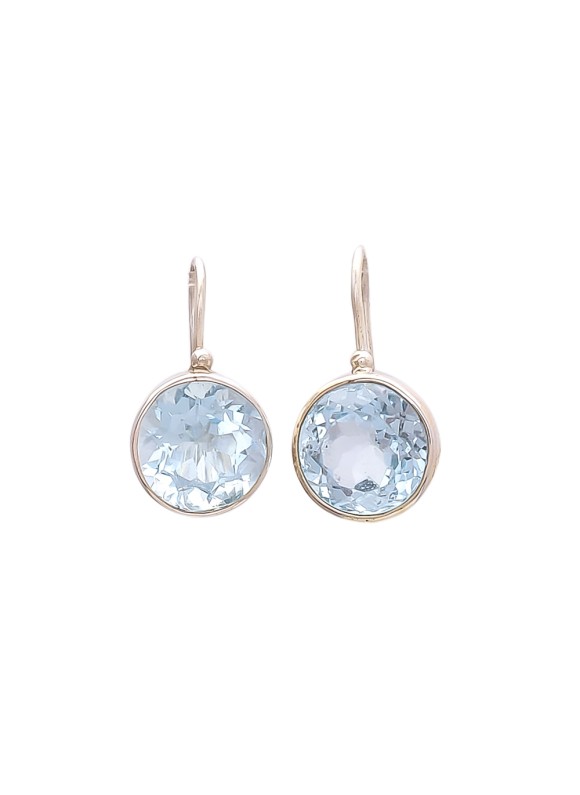 925 Sterling silver Blue Topaz Earrings