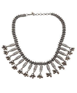 925 Sterling silver Necklace with Black Polish