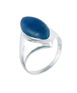 925 Sterling silver Cabochon Lapis Rings 