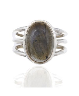 925 Sterling silver Cabochon Labradorite Rings