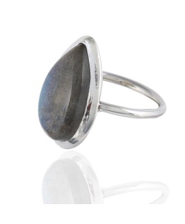 925 Sterling silver Cabochon Labradorite Rings 