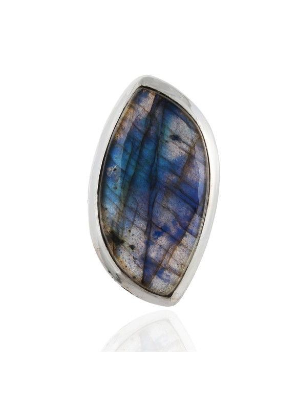 925 Sterling silver Cut Stone Labradorite Rings