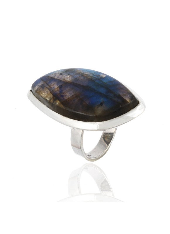 925 Sterling silver Cut Stone Labradorite Rings