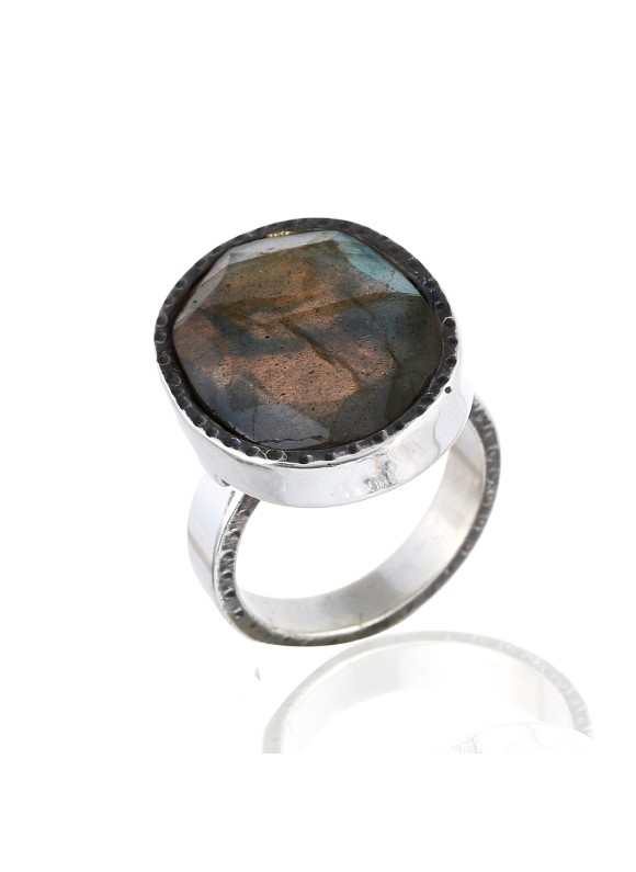 925 Sterling silver Cut stone Labradorite Rings
