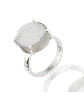 925 Sterling silver Cabochon Druzy Rings