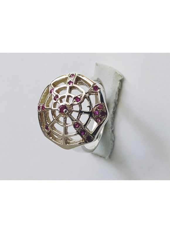 925 Sterling silver Cut Stone Ruby Rings