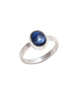 925 Sterling silver Cabochon Iolite Rings 