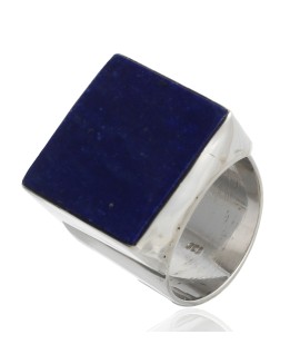 925 Sterling silver Cabochon Stone Lapis Rings