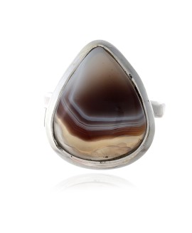 925 Sterling silver Cabochon Onyx Rings