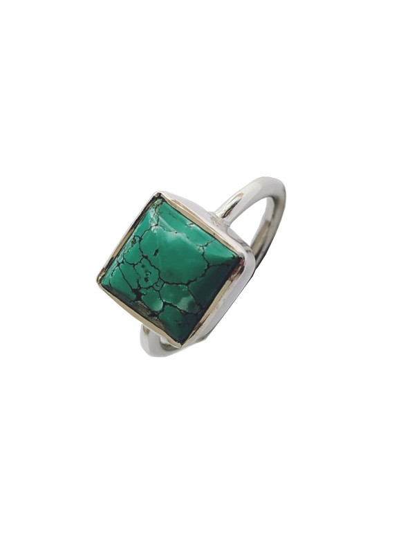 925 Sterling silver Cut Stone Turquoise Rings