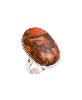 925 Sterling silver Cabochon  Jasper Rings