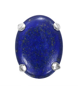 925 Sterling silver Cabochon Lapis Rings 