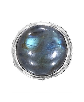 925 Sterling silver Cabochon Labradorite Ring