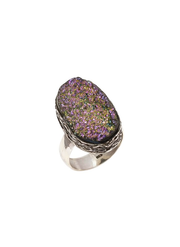 925 Sterling silver Druzy Rings